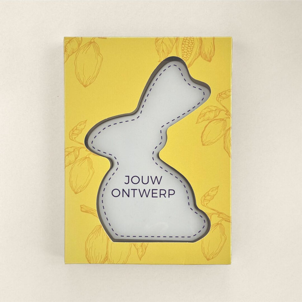 Chocolade paashaas, uitvoering eigen ontwerp