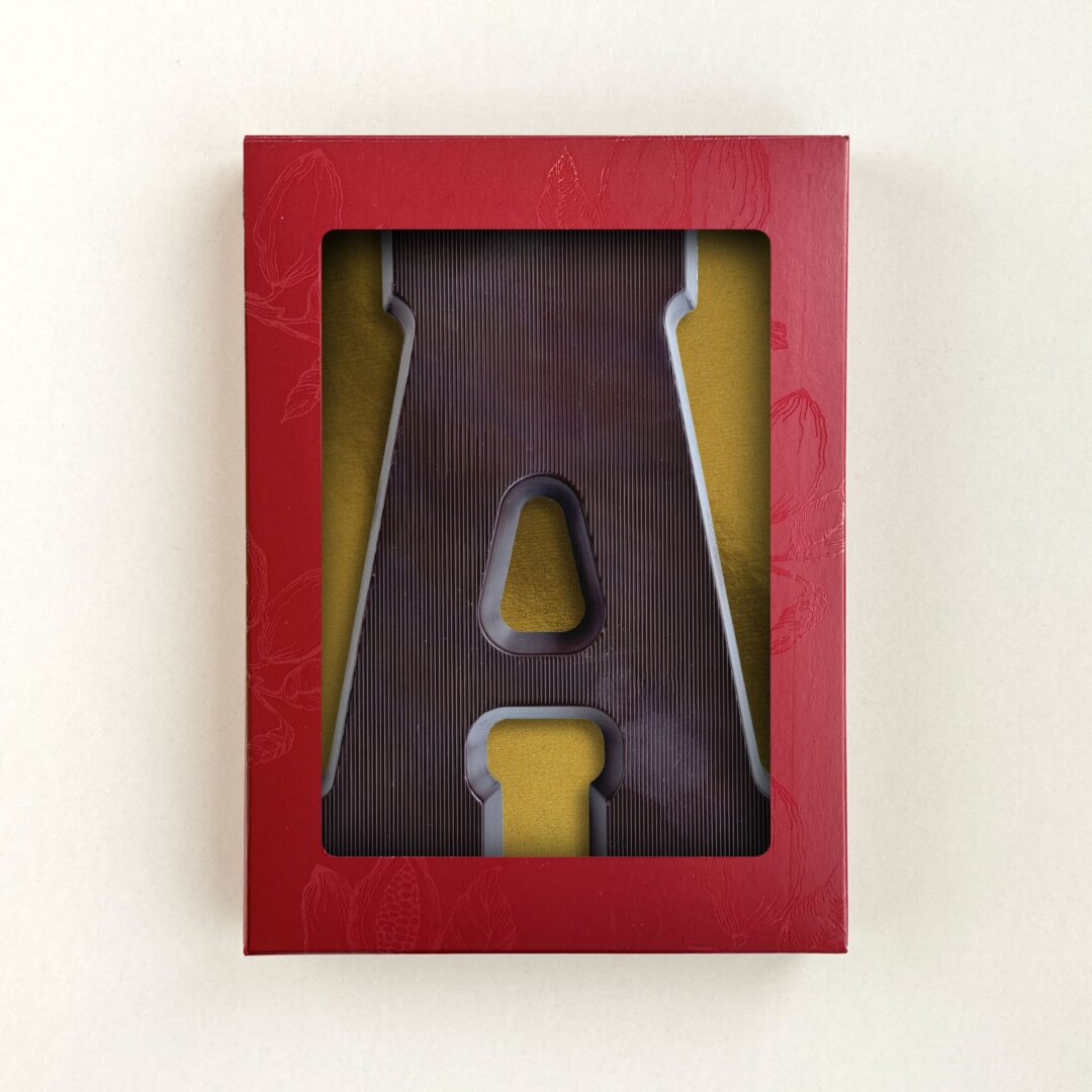 Chocoladeletter 200 gram A van pure chocolade