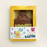 Chocolade paaskuiken, uitvoering geel