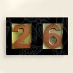 Twee chocoladeletters van 80 gram in een neutrale sleeve