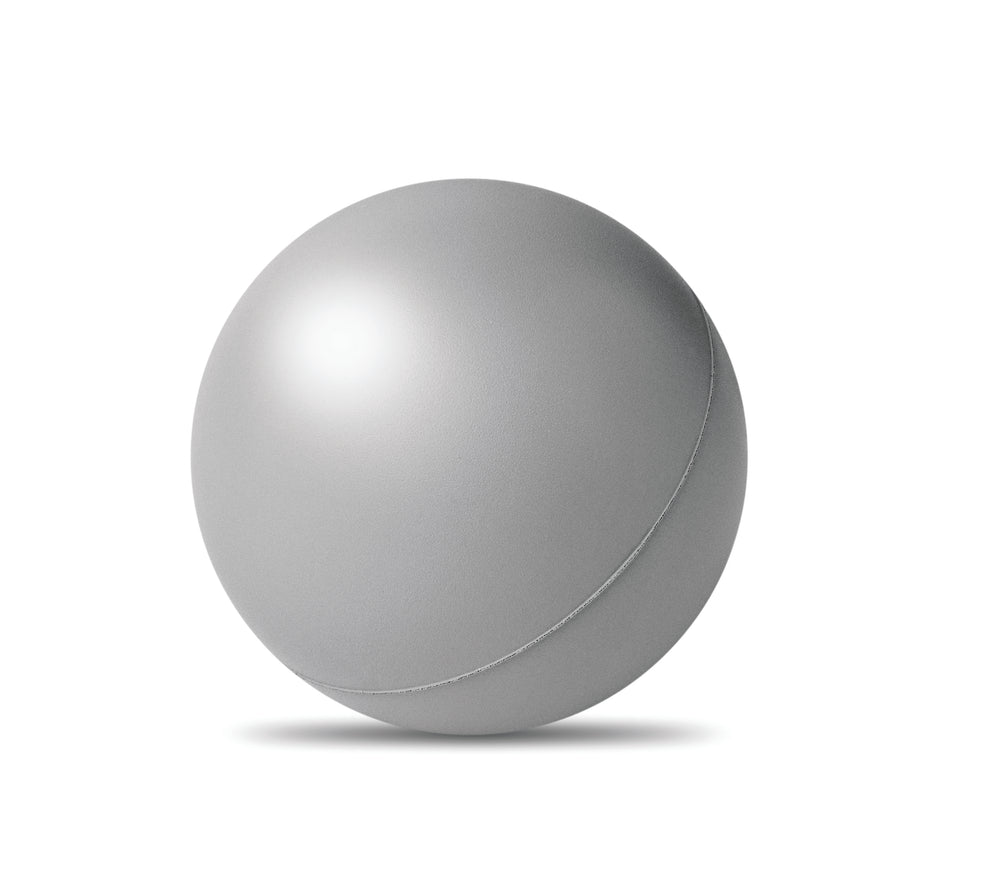 Anti-stress bal Descanso in mat zilver