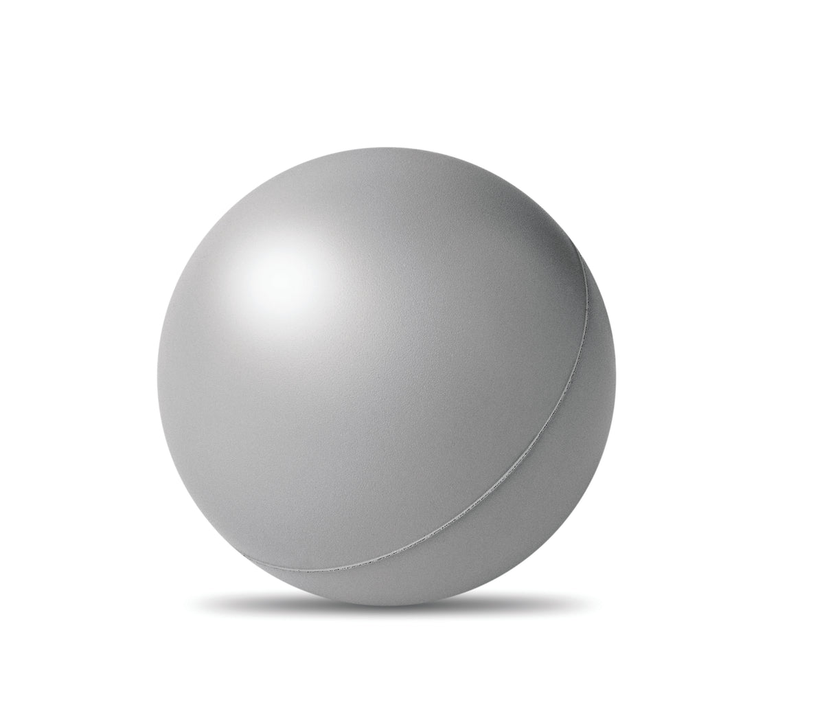 Anti-stress bal Descanso in mat zilver