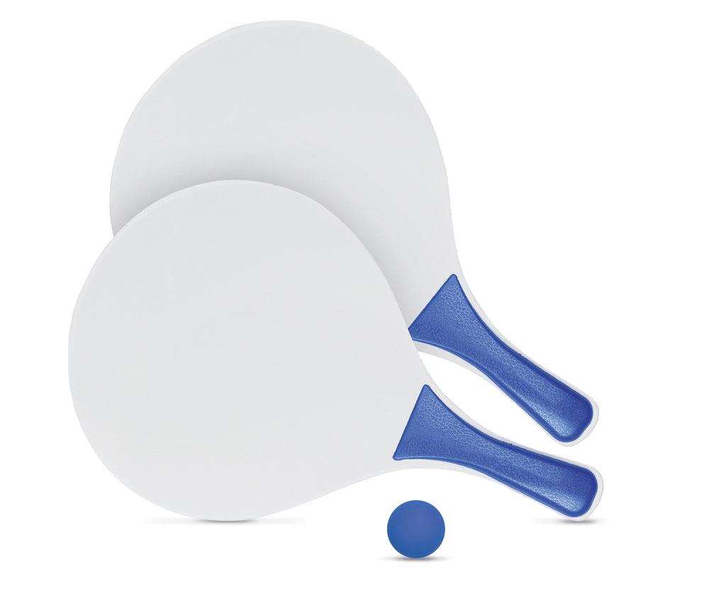 Tennisset voor op het strand Match in blauw