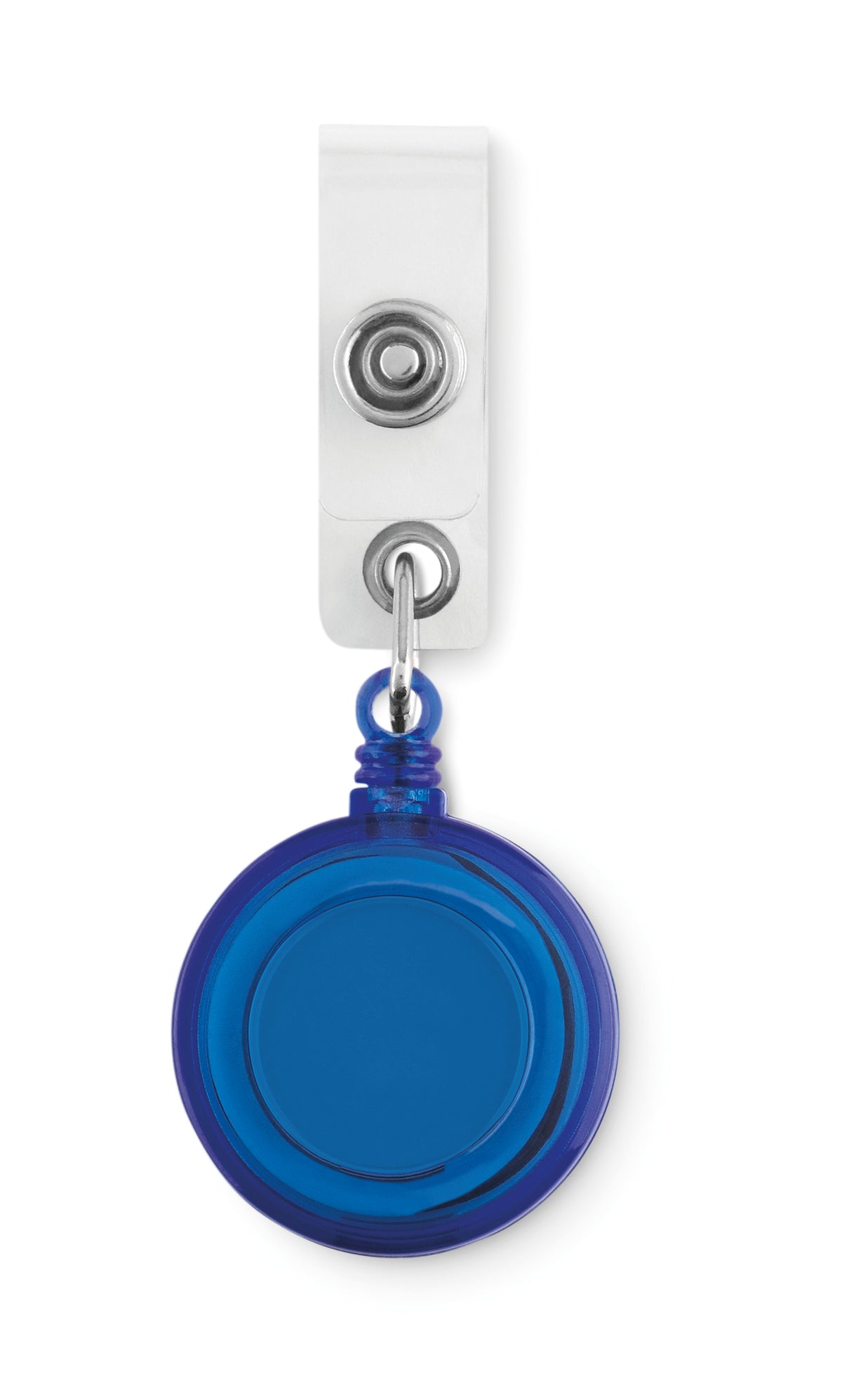 Badgehouder aan koordje Lades in blauw