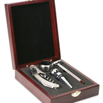 Elegante wijnset Premium in zilver