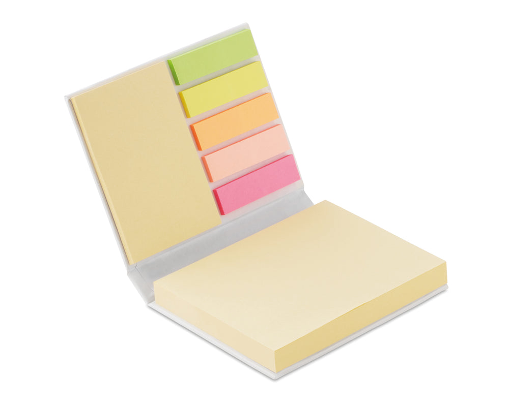 Set memoblokjes Visionmax in wit