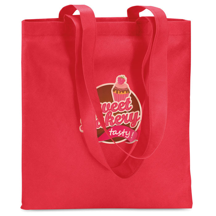 Non-woven boodschappentas Totecolor met een bedrukking als voorbeeld