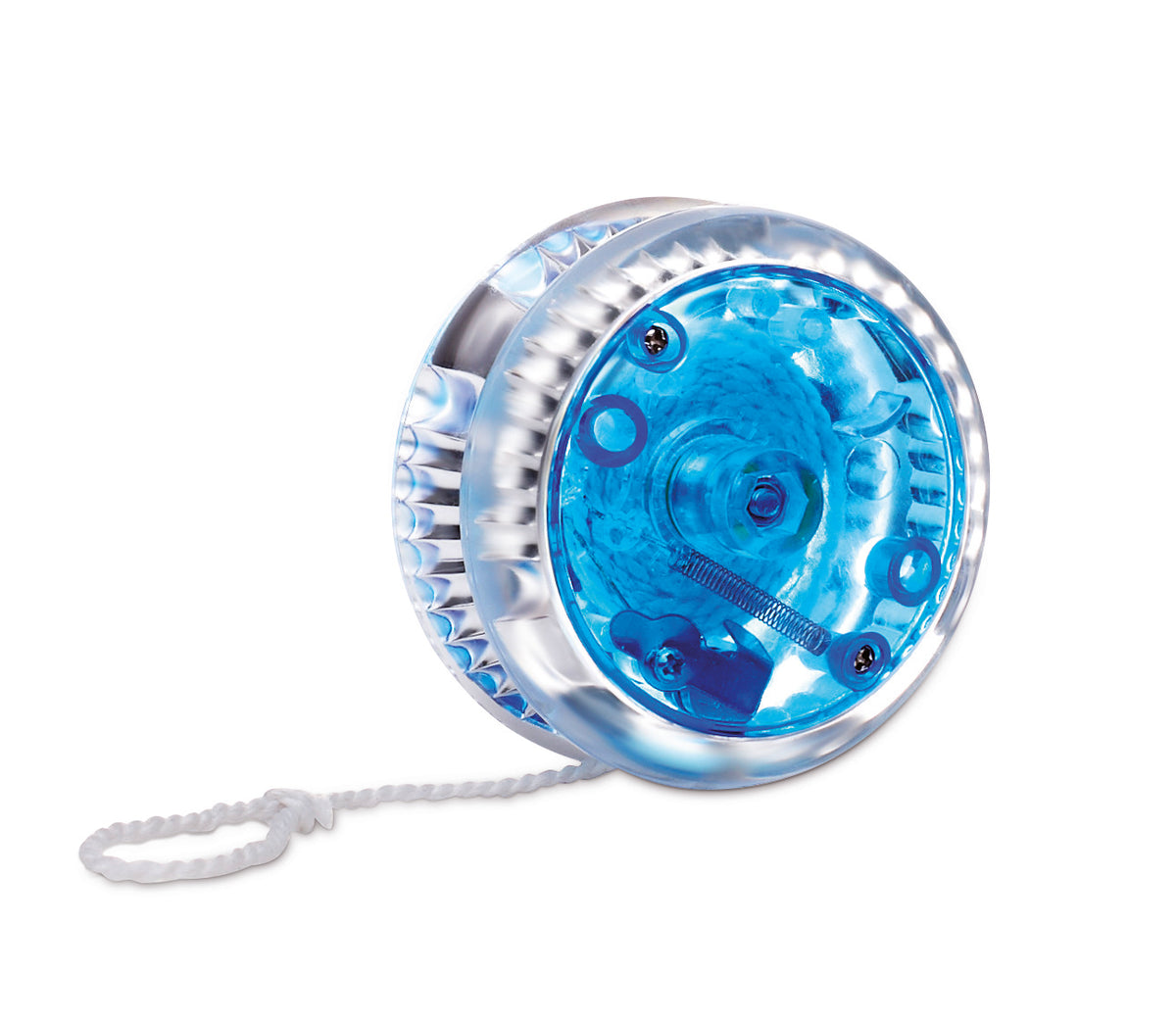 Jojo met knipperend licht Flashyo in blauw