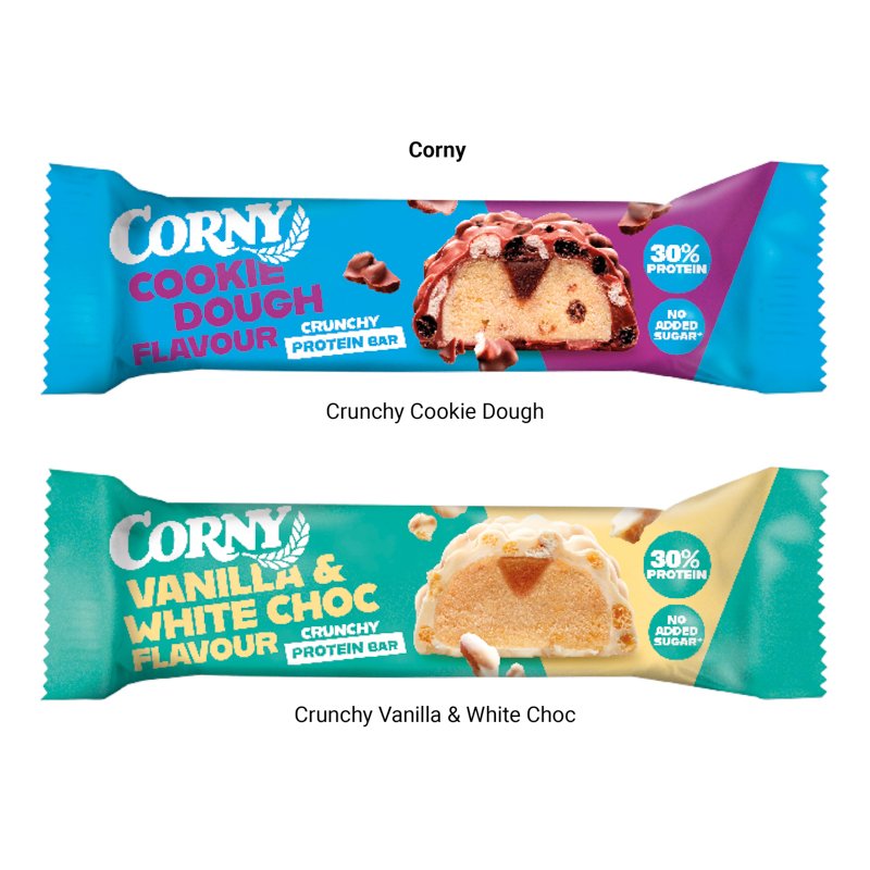 Corny proteïnereep crunchy in wikkel met eigen ontwerp: Cookie dough