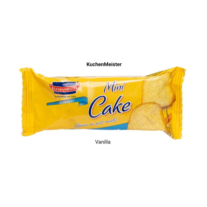 Inhoud: KuchenMeister minicake vanille
