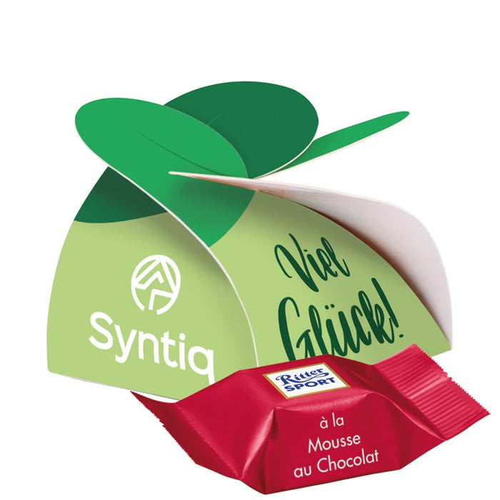 Kadodoosje met Ritter SPORT-blokje en eigen ontwerp