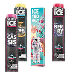 Lange kartonnen doos met Shot Ice waterijs