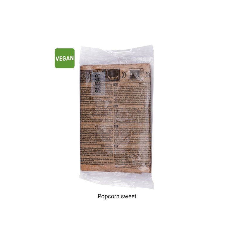 Inhoud: Magnetronpopcorn, zoet