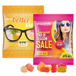 Express reclamezakje met fruitgom gummibeertjes en een eigen ontwerp