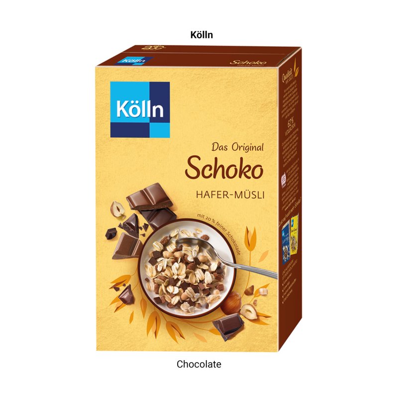 Inhoud: Kölln chocolade-havermuesli