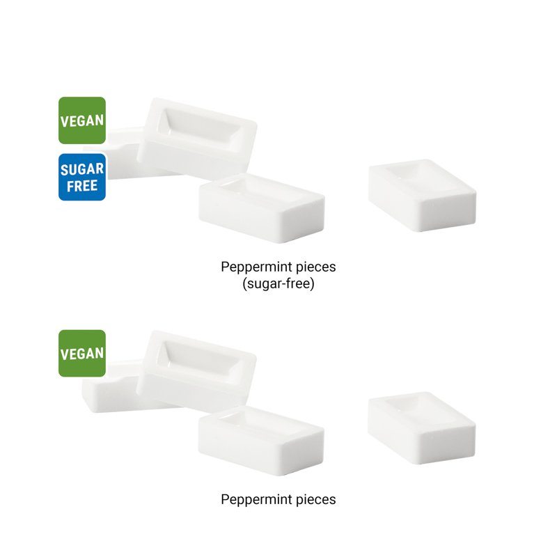 Pepermuntstaaf met eigen wikkel en logo: Pepermuntstaaf