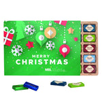 Staande witte bureau-adventskalender ECO met een eigen ontwerp