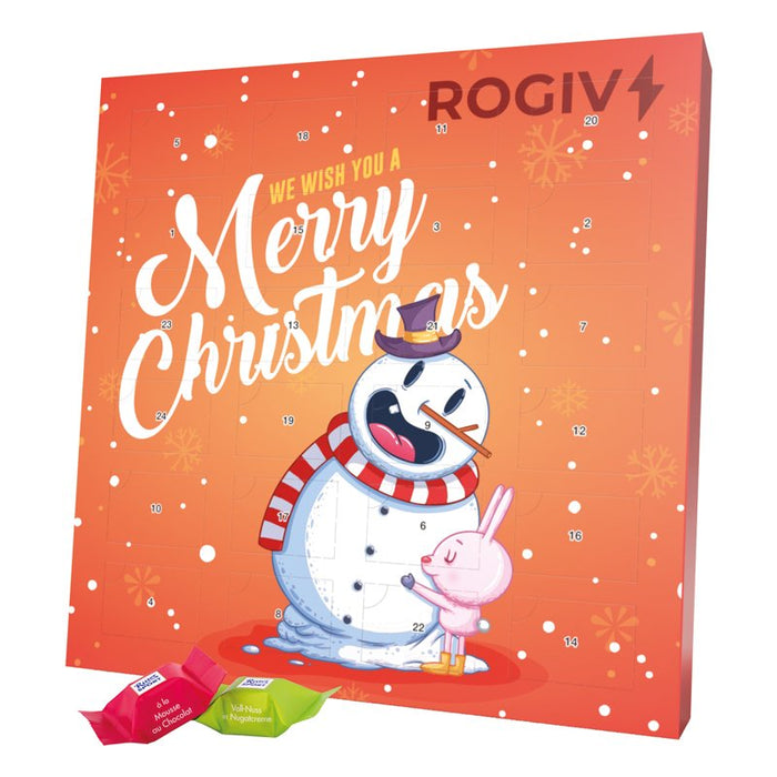 Ritter SPORT adventskalender met eigen ontwerp