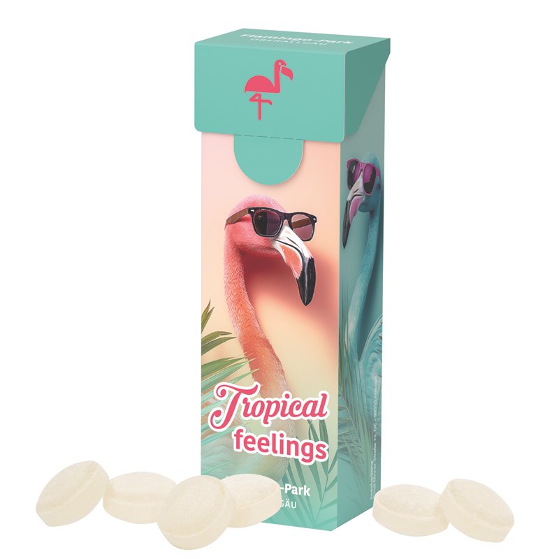 Slimbox met Cavendish & Harvey Japanese mint snoepjes, eigen ontwerp