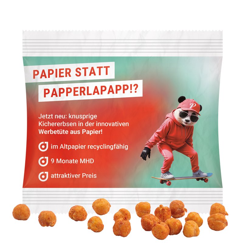 Snackzakje midi, kikkererwten paprika, PaperPlus