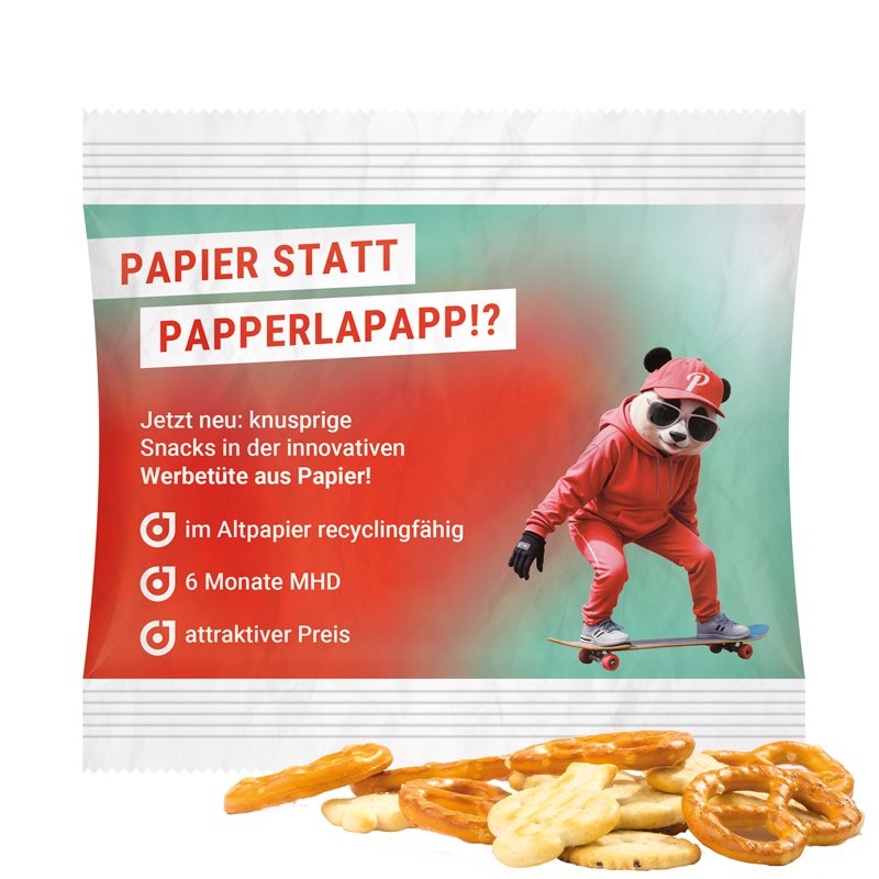 Snackzakje midi, pretzelmix, PaperPlus Pro