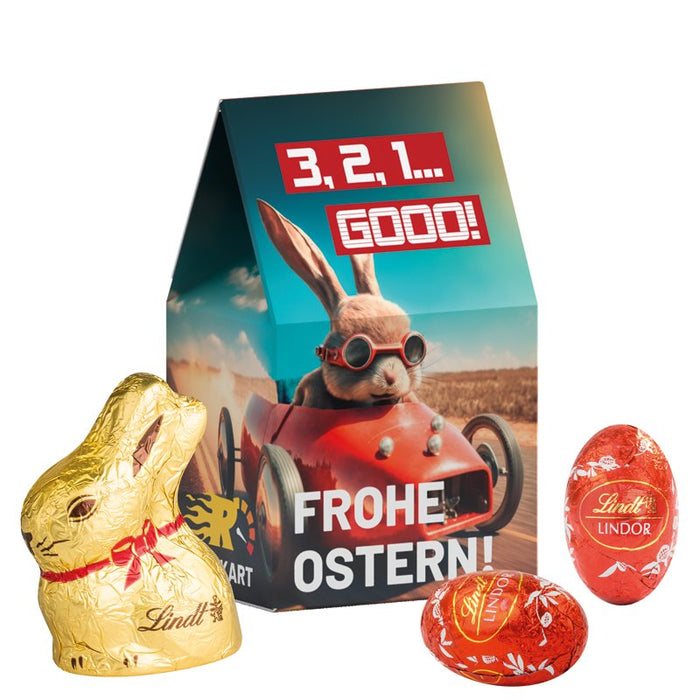 Lindt Stand-Up box voor Pasen met eigen ontwerp rondom