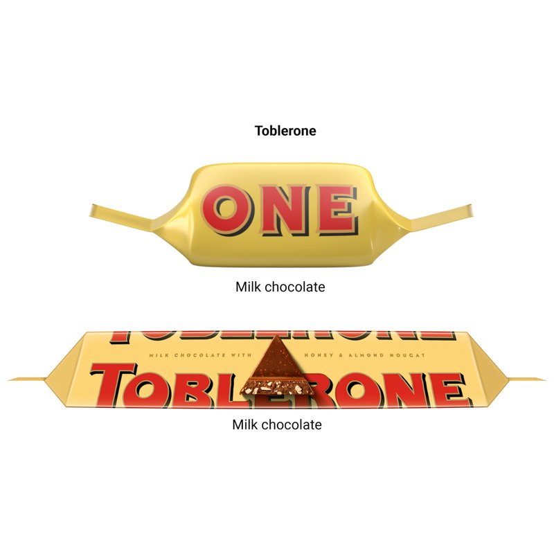 Inhoud: Twee Toblerone Tiny