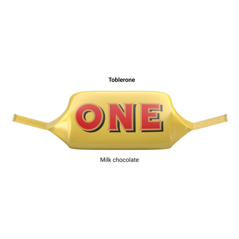 Inhoud: Toblerone Tiny melk