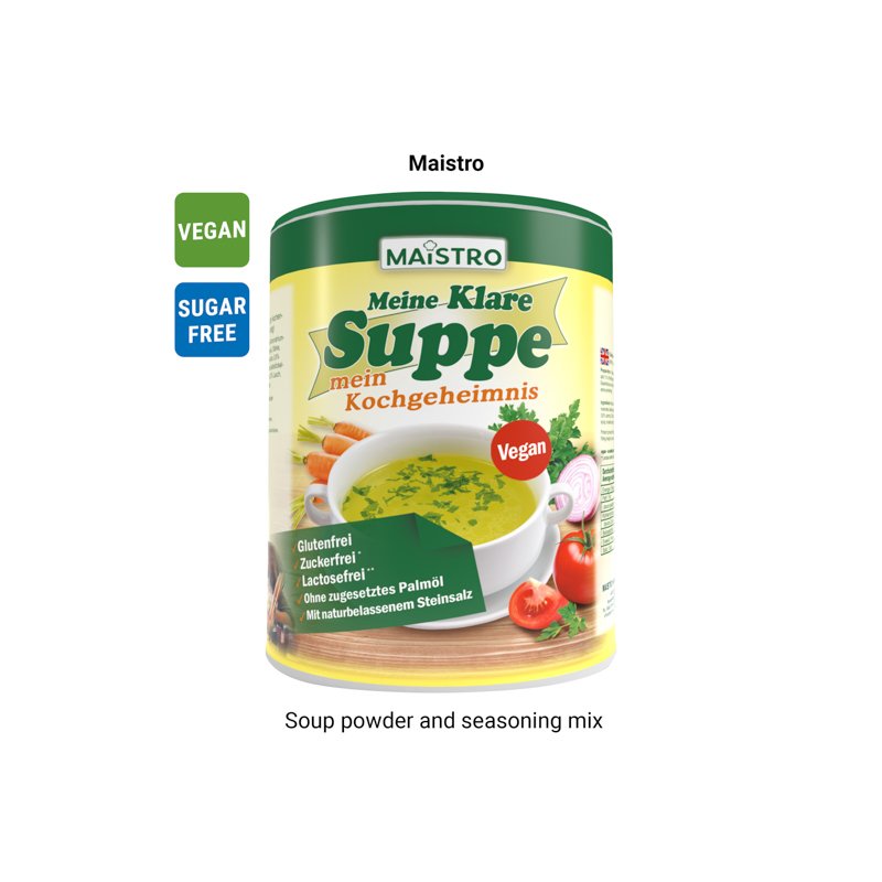 Inhoud: Maistro Meine klare Suppe
