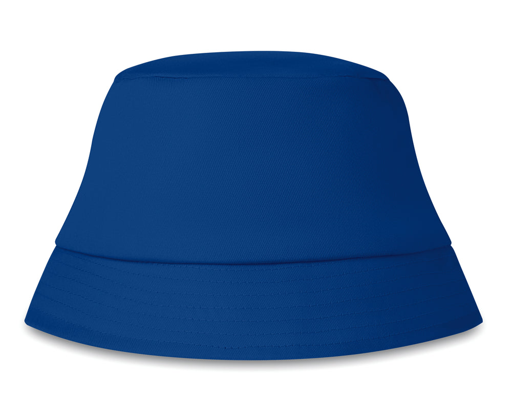 Zonne-vissershoed katoen 160 g Bilgola in royal blauw