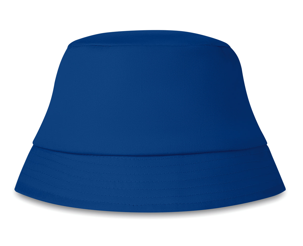 Zonne-vissershoed katoen 160 g Bilgola in royal blauw