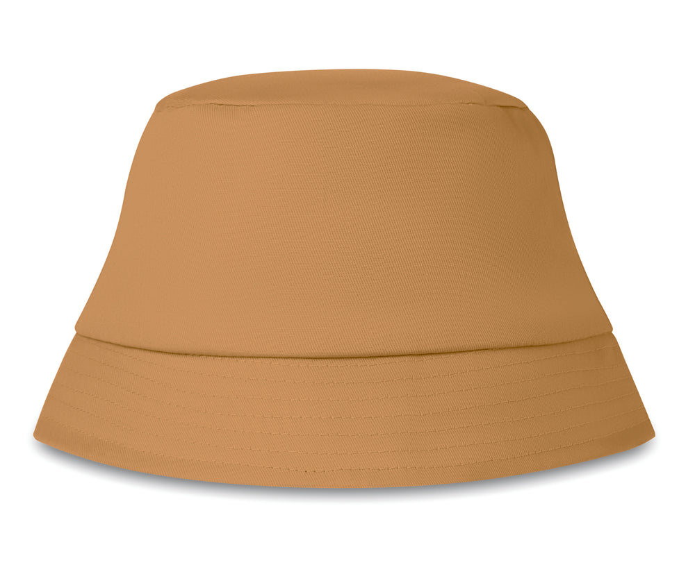 Zonne-vissershoed katoen 160 g Bilgola in khaki