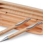 Luxe houten schrijfset Demoin in hout