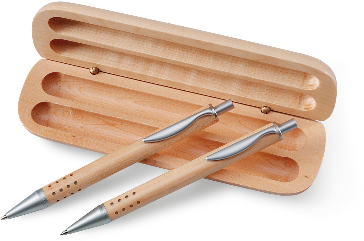 Luxe houten schrijfset Demoin in hout