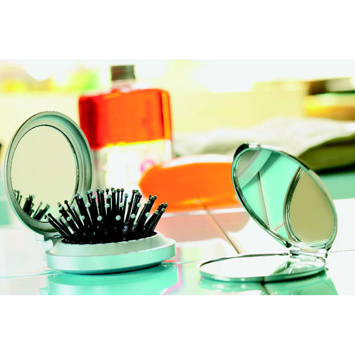 Opvouwbare borstel met spiegel B Beauty, sfeerfoto