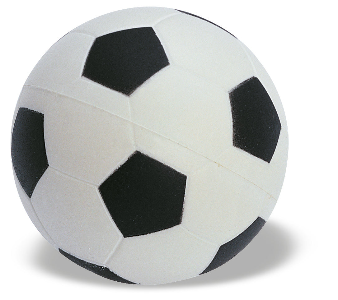 Anti-stress voetbal Goal in wit/zwart