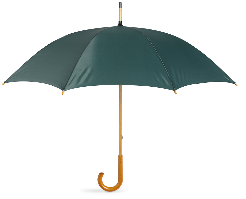 Paraplu met houten handvat Cala in groen
