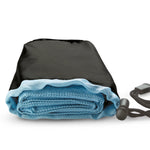 Sporthanddoek in nylon zak Drye in blauw