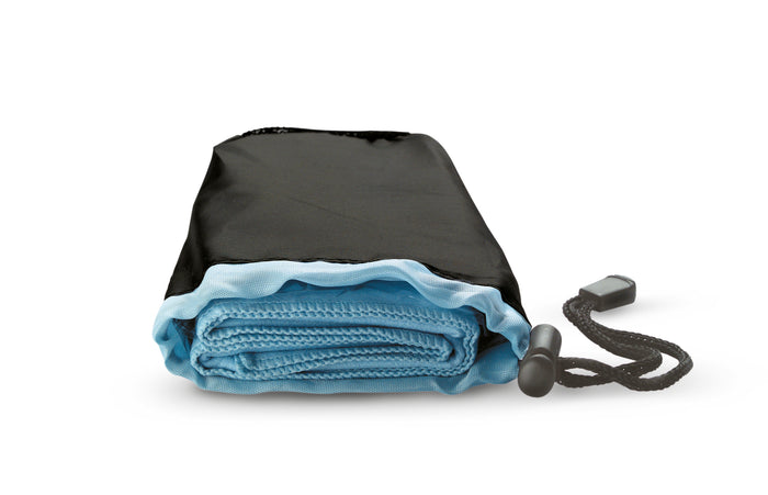 Sporthanddoek in nylon zak bedrukken – Drye