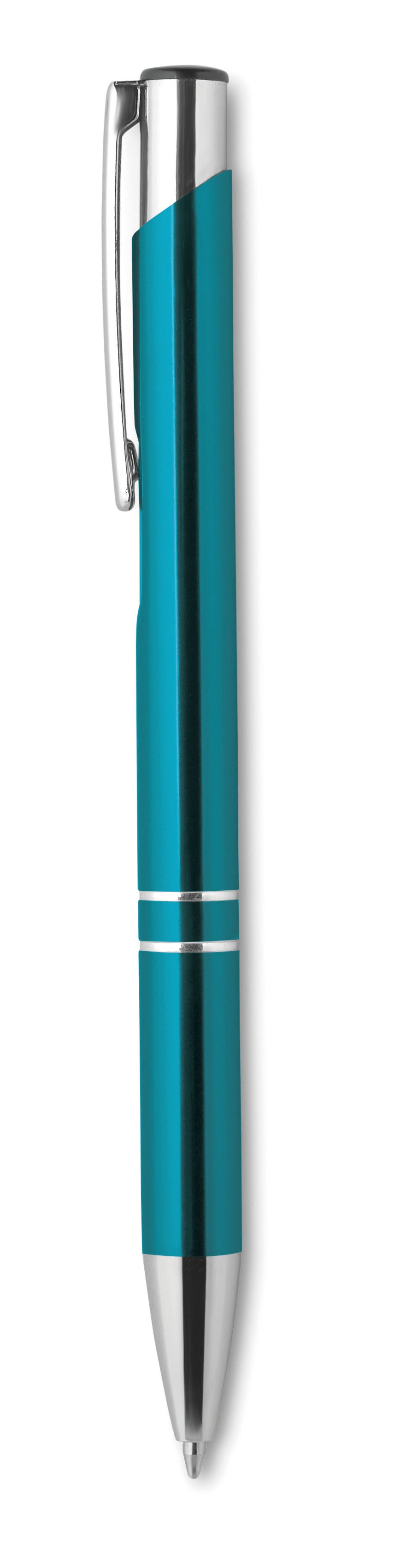 Gerecyclede aluminium balpen Bern in turquoise