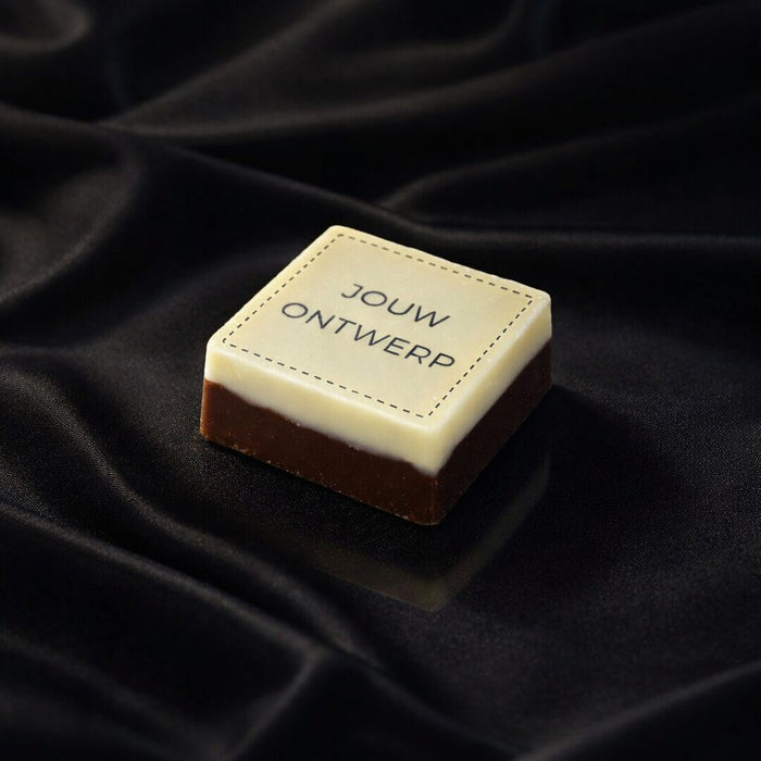 Los chocoladeblokje met eigen logo, Pasen of Dag van de Zorg