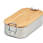 CP BA C5  RVS lunchbox met bamboe deksel 700 ml – compact en veelzijdig