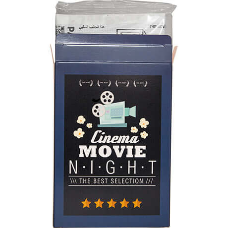 Magnetronpopcorn met logo, zoet of zout (100 gram)