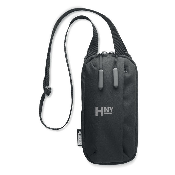 Cross body smartphone tas Valley Wallet met een bedrukking als voorbeeld