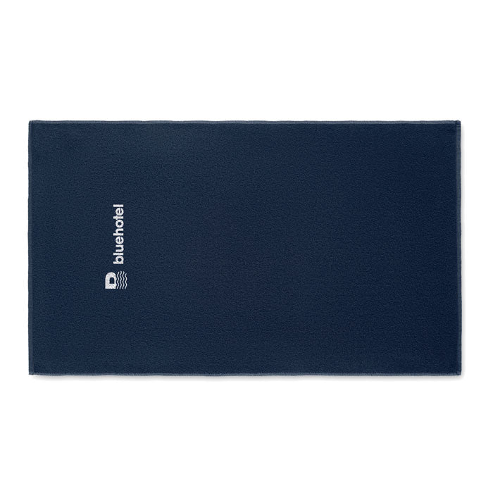 SEAQUAL® handdoek 100x170 cm Water met een bedrukking als voorbeeld