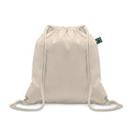 Fairtrade rugzakje met koord Osole Draw in beige