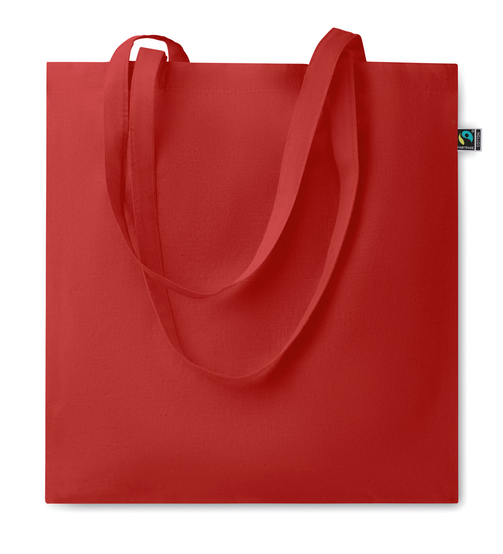 Fairtrade boodschappentas 140 g Osole Colour in rood