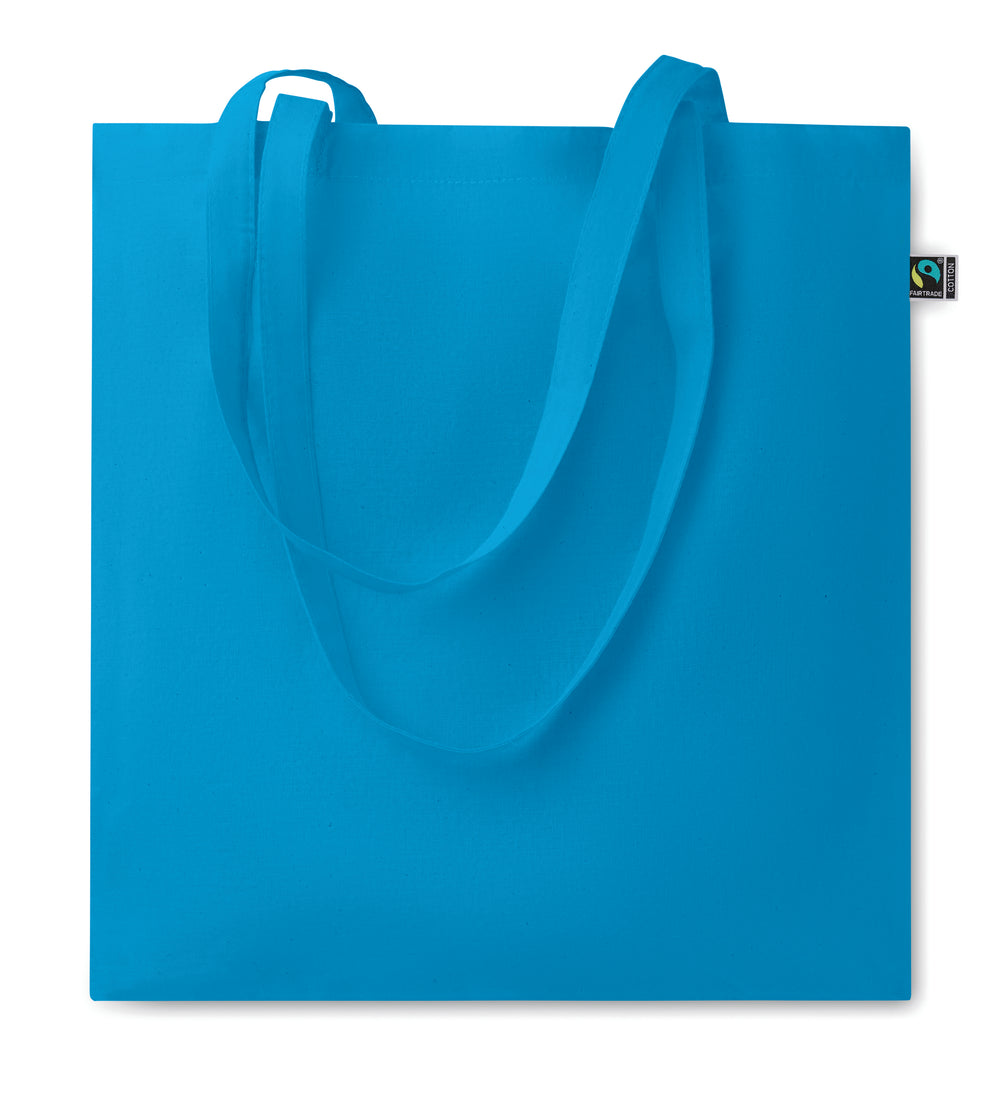 Fairtrade boodschappentas 140 g Osole Colour in turquoise