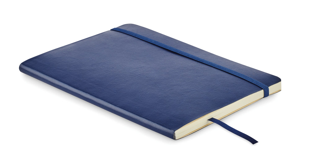 A5 gerecycled notitieboek Breta in blauw