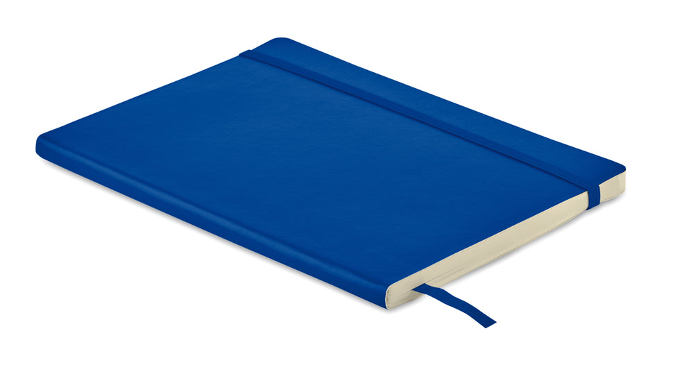 A5 gerecycled notitieboek Breta in royal blauw